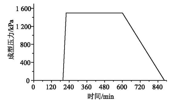 热压罐固化压力曲线